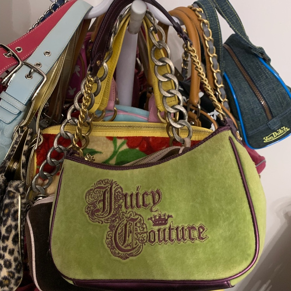 Vintage green and purple juicy purse💚💜
